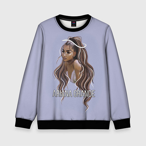 Детский свитшот Ariana Grande Ариана Гранде / 3D-Черный – фото 1