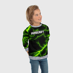 Свитшот детский MINECRAFT STORM, цвет: 3D-меланж — фото 2