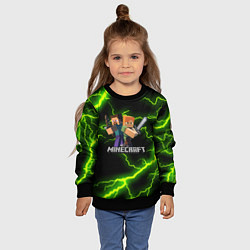 Свитшот детский MINECRAFT, цвет: 3D-черный — фото 2