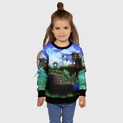 Свитшот детский TERRARIA EXCLUSIVE, цвет: 3D-черный — фото 2