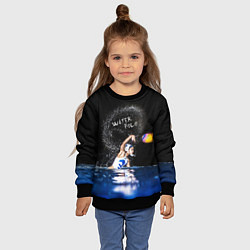 Свитшот детский Water polo, цвет: 3D-черный — фото 2