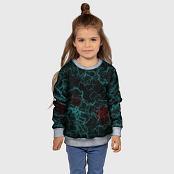 Свитшот детский Текстура, цвет: 3D-меланж — фото 2