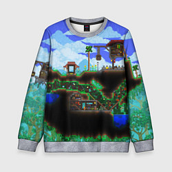Свитшот детский TERRARIA, цвет: 3D-меланж