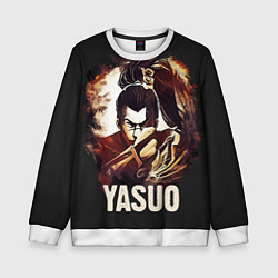 Свитшот детский Yasuo, цвет: 3D-белый