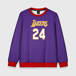 Свитшот детский Los Angeles Lakers Kobe Brya, цвет: 3D-красный