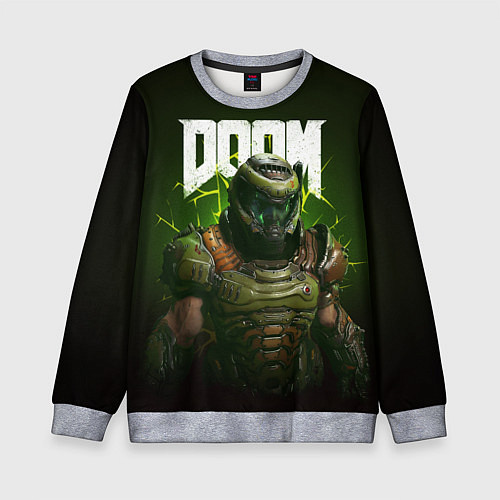 Детский свитшот Doom Eternal / 3D-Меланж – фото 1