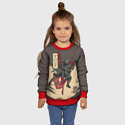 Свитшот детский Marauder, цвет: 3D-красный — фото 2