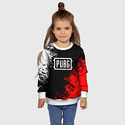 Свитшот детский PUBG, цвет: 3D-белый — фото 2