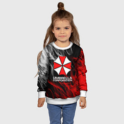 Свитшот детский UMBRELLA CORP, цвет: 3D-белый — фото 2
