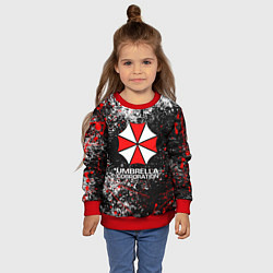 Свитшот детский UMBRELLA CORP, цвет: 3D-красный — фото 2