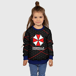 Свитшот детский UMBRELLA CORP, цвет: 3D-синий — фото 2