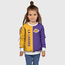Свитшот детский LA LAKERS, цвет: 3D-белый — фото 2
