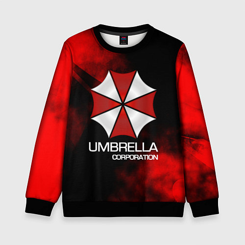 Детский свитшот UMBRELLA CORP / 3D-Черный – фото 1