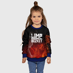 Свитшот детский LIMP BIZKIT, цвет: 3D-синий — фото 2