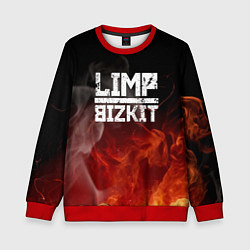 Свитшот детский LIMP BIZKIT, цвет: 3D-красный