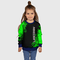 Свитшот детский MINECRAFT, цвет: 3D-синий — фото 2