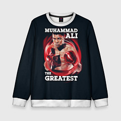 Свитшот детский Muhammad Ali, цвет: 3D-белый