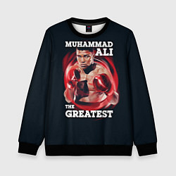 Свитшот детский Muhammad Ali, цвет: 3D-черный