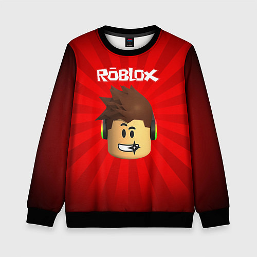 Детский свитшот ROBLOX / 3D-Черный – фото 1