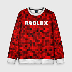 Свитшот детский Roblox, цвет: 3D-белый