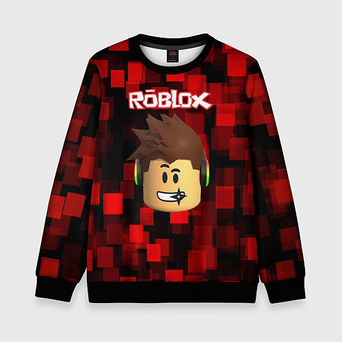 Детский свитшот ROBLOX / 3D-Черный – фото 1