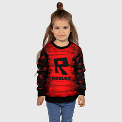 Свитшот детский Roblox, цвет: 3D-черный — фото 2