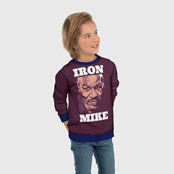 Свитшот детский Mike Tyson, цвет: 3D-синий — фото 2