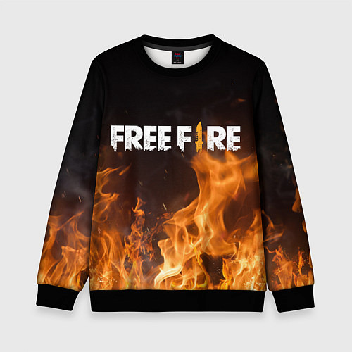 Детский свитшот FREE FIRE / 3D-Черный – фото 1