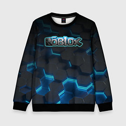 Детский свитшот Roblox Neon Hex