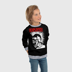 Свитшот детский The Exploited, цвет: 3D-меланж — фото 2