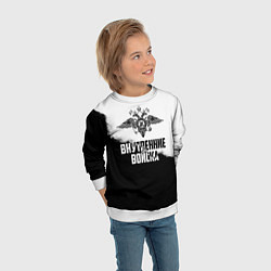 Свитшот детский Внутренние Войска, цвет: 3D-белый — фото 2