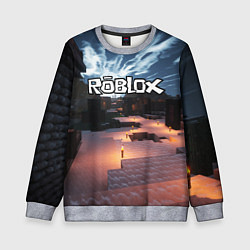Свитшот детский ROBLOX, цвет: 3D-меланж