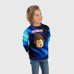 Свитшот детский ROBLOX, цвет: 3D-синий — фото 2