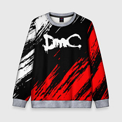 Свитшот детский DEVIL MAY CRY DMC, цвет: 3D-меланж