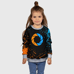 Свитшот детский PORTAL, цвет: 3D-меланж — фото 2