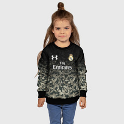 Свитшот детский Real Madrid, цвет: 3D-черный — фото 2