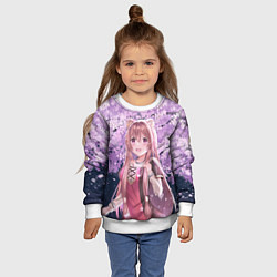 Свитшот детский Восхождение героя щита, цвет: 3D-белый — фото 2