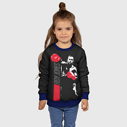 Свитшот детский Рой Джонс, цвет: 3D-синий — фото 2
