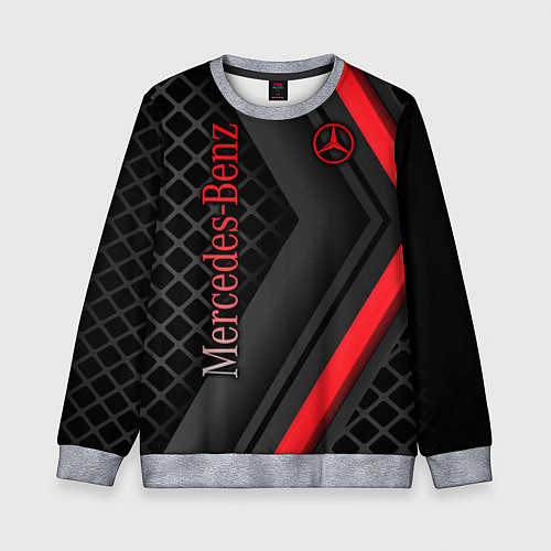 Детский свитшот Mercedes-Benz / 3D-Меланж – фото 1