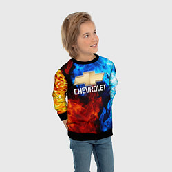 Свитшот детский CHEVROLET, цвет: 3D-черный — фото 2