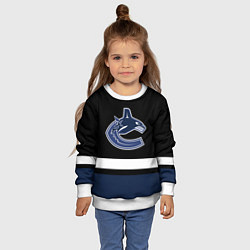 Свитшот детский Vancouver Canucks, цвет: 3D-белый — фото 2