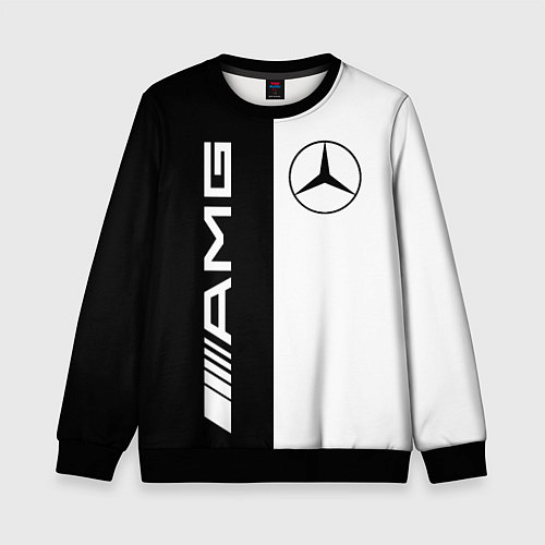 Детский свитшот MERCEDES AMG / 3D-Черный – фото 1