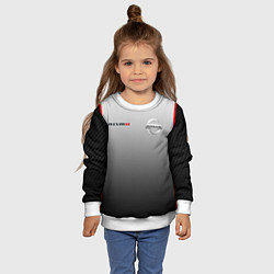 Свитшот детский NISSAN NISMO, цвет: 3D-белый — фото 2