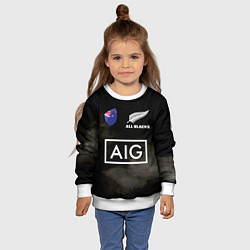Свитшот детский ALL BLACKS, цвет: 3D-белый — фото 2
