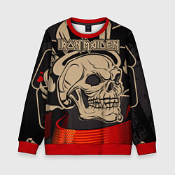 Свитшот детский Iron Maiden, цвет: 3D-красный