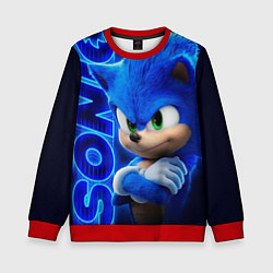 Свитшот детский SONIC, цвет: 3D-красный