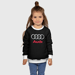 Свитшот детский AUDI, цвет: 3D-белый — фото 2