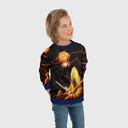 Свитшот детский KIMETSU NO YAIBA, цвет: 3D-синий — фото 2