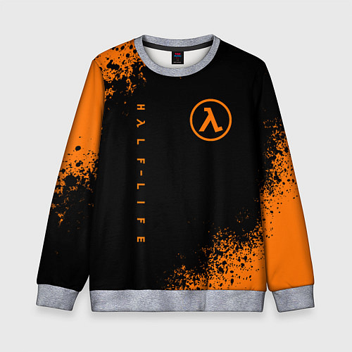 Детский свитшот HALF-LIFE / 3D-Меланж – фото 1