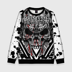 Свитшот детский Bring Me the Horizon, цвет: 3D-черный